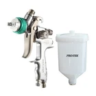 Pro-tek 2600-14 Series Gravity Feed Paint Spray Gun With Cup, 1.4 Mm New. Price: $157.41.