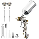 Beetro Hvlp Air Spray Gun, 1000ML Capacity 1.4/1.8MM Tips, Silver New. Price: $201.99.