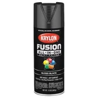 Krylon K02702007 Spray Paint, Black, Gloss, Water, 12 Oz New. Price: $9.69.
