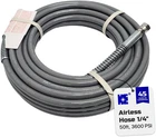 1/4" 50 Feet Airless Sprayer Hose - 3600 Psi Max Pressure, Durable & Universal New. Price: $48.65.