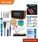 Electronics Soldering Kit 80W Lcd Digital Temp Control High Power Gun New. Price: $35.97.