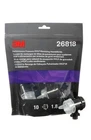 3M Performance Pressure Hvlp Atomizing Head Refill Kit 26818, CLEAR,1.8, 10 Pack New. Price: $35.00.
