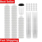 Professional 6OZ Mps Paint Gun Cup Liners With Lids - 50 Pack For Efficiency New. Price: $98.79.