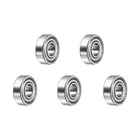 Uxcell 5PCS R4AZZ Deep Groove Ball Bearings 1/4" 3/4" 9/32", Silver New. Price: $13.84.