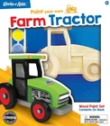 Masterpieces - Farm Tractor Wood Craft & Paint Kit New. Price: $19.99.
