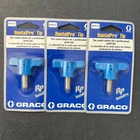 Graco Reversible Airless Paint Spray Tip Rental Pro Rnt 417 517 617 - Blue LOT/3 New. Price: $48.74.