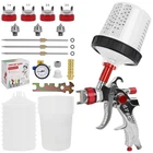 Hvlp Spray Gun Kit With Nozzles (1.4/1.7/2.0/2.5MM), 10 Disposable 600ML Pa... New. Price: $71.46.