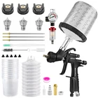 Paint Spray Gun Lvlp 650ML Disposable Cups A610 1.7MM Nozzle R500 Bentohkle New. Price: $114.99.