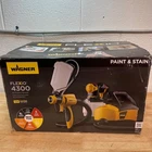 Wagner Flexio 4300 Gravity Feed Electric Stand Paint Compressor New Box -open. Price: $179.99.