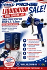 Tamco Prohse Spray Gun Hvlp 1.2/1.8MM Auto Paint Clear Basecoat 75% Off New. Price: $92.00.