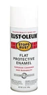 Rust-oleum 7790830 Stop 12 Oz. Protective Enamel Flat White Spray Paint New. Price: $11.95.