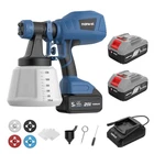 Nanwei Cordless Paint Sprayer With Batteries, Hvlp Gun 1200ML Co... New. Price: $102.40.