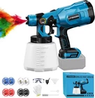 Cordless Paint Sprayer Compatible With Ma-kita 20V Max Battery, 1000W High Power New. Price: $46.93.
