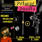 Porphis PHS-135 Mp Type Nozzle 1.3MM + 1.8MM Spray Gun / Primer Bundle New. Price: $199.88.