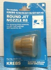 Krebs Round Jet Nozzle R8 (9-07-12) Fs Open. Price: $10.00.