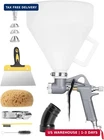 Inokraft Texcraft Drywall Texture Spray Gun With 1.32 Gallon Hopper, Nozzles ( New. Price: $92.80.