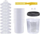 Disposable Paint Sprayer Mixing Cup For Automotive 20 Ounce Kit, White New. Price: $29.68.