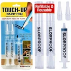 Slobproof Refillable Touch-up Paint Pen, Mess-free, Reusable Wall Repai... New. Price: $25.04.