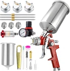 Rrj Hvlp Gravity Feed Paint Gun, Sprayer 1.4/1.7/2.5MM Nozzles With New. Price: $43.99.