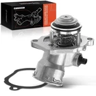 A-premium Engine Coolant Thermostat Housing Assembly With Gasket Compatible W... New. Price: $64.61.