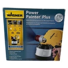 Wagner Power Painter Plus Airless Sprayer Yellow Exterior Interior Used. Price: $53.39.