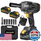Awxryox 1700NM Impact Wrench 20V 1254FT-LBS Brushless Gun 2X4.0AH New. Price: $160.91.