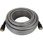 Milton 1/4" X 50' Poly Braided Pressure Washer Hose Assembly - M22 Connections New. Price: $72.98.