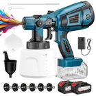Cordless Paint Sprayer, 650W Gun With Battery 2 4.0MA... Fast New. Price: $65.99.