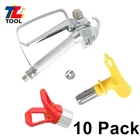 10 Pack Airless Paint Gun For Sprayers 3600PSI W/ 517 Tip & Guard New. Price: $165.10.