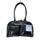 Nobrand Faux Leather Black Shoulder Ladies Handbag Ab Condition Pre-owned. Price: $57.59.