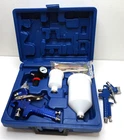 Air Gun Sprayer X2 Hvlp H2008 Gravity Fed Cups Gauge Carrying Case Open. Price: $49.99.