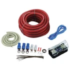 Xscorpion BGE4RB Amplifier Wiring Kit 4GA;BULLZAUDIO; Red/gold Edition; Box New. Price: $36.62.