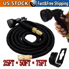 Stronger Deluxe Expandable Flexible Garden Hose Water 25, 50, 75, 100FT Lot New. Price: $14.99.