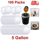 100 Pieces 5 Gallon Paint Strainer Bags, Fine Mesh/elastic Top For Sprayers New. Price: $65.26.