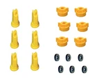 Pack Of 6 - Teejet Flat Spray Tips 110 0.2 Gpm 40 Psi, Nylon Caps & Gaskets New. Price: $73.95.