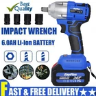 Cordless Impact Wrench 6.0A Li-ion 1/2" Drive Ratchet Rattle Nut Gun 20V New. Price: $12.76.