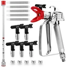 Airless Paint Spray Gun, With 5 Pcs 60 Mesh Filter,one Red ... New. Price: $43.12.