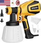 Paint Sprayer, 700W Hvlp Gun With Cleaning & Blowing Joints, 4 Nozzles And New. Price: $59.08.