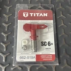 Titan 662-519A Paint Sprayer Tip, 0.019 Tungsten Carbide #V5 New. Price: $25.00.