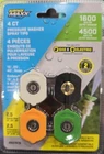 Surfacemaxx Up To 4500 Psi 1/4-IN Spray (4 Tips) New. Price: $18.98.
