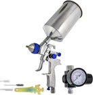 Tcp Global Professional Hvlp Spray Gun - Gravity Feed 1.8MM, Silver New. Price: $105.99.