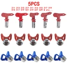 5PCS Red Airless Gun Tips For Titan/wagner Paint Sprayer Nozzle New. Price: $19.99.