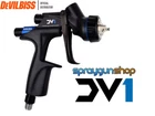 Devilbiss - DV1 Black Limited Edition Basecoat Gun B+ Cap /1.3MM Gravity Cup New. Price: $873.33.