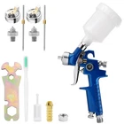 Kcnkcn Mini Hvlp Air Spray Gun Kit, With 0.8MM 1.0MM NOZZLES&125CC Blue New. Price: $25.44.