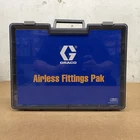 Graco Airless Fittings Pak Case W/ Assorted Spray Hose Parts Partial Used. Price: $65.00.