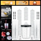 Disposable Paint Cup Liners & Lids System, 50 Pack, 22OZ Spray Gun Kit, Strainer New. Price: $98.99.
