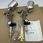 2 Neiko Hvlp Spray Gun Kit 1.7MM 1.5MM Nozzle Air Gauge Regulator *read Used. Price: $44.95.