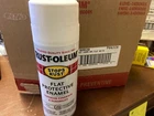 New 6 Pk 12OZ Flat White Rust-oleum Stop Anti-rust Spray Paint 7790-830. Price: $44.99.