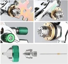 Professional Hvlp Spray Gun Set Gravity Feed Air With 1.3, 1.5, 1.8MM New. Price: $70.99.