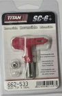 Titan Reversable Spray Tip SC-6+ 662-533 New. Price: $14.49.